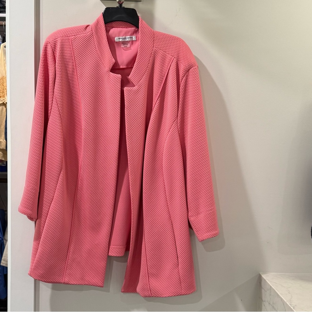Allison Daley Textured Pink Blazer